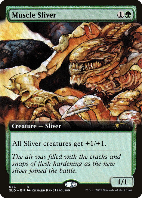 Muscle Sliver (Foil) (Secret Lair - Surprise Slivers)