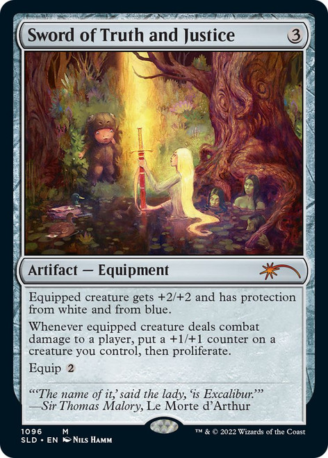 Sword of Truth and Justice (Foil (Secret Lair - Nils Hamm)