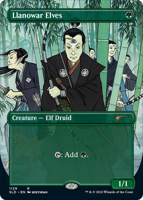 Llanowar Elves (Foil) (Secret Lair - Kozyndan: Another Story)
