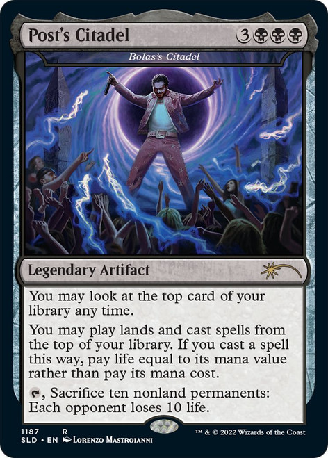 Bolas's Citadel [Post's Citadel] (Foil) (Secret Lair - Post Malone: Backstage Pass)