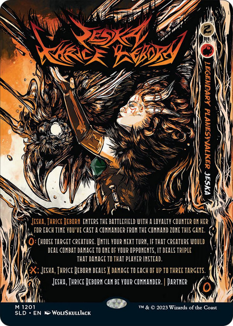 Jeska, Thrice Reborn (Foil) (Secret Lair - Keep Partying Hard, Shred Harder)