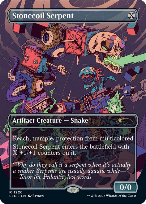 Stonecoil Serpent (Foil) (Secret Lair - SSSSSSnakeSSSSSS)