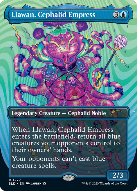Llawan, Cephalid Empress (Foil) (Secret Lair - Cool Ocean Breeze)