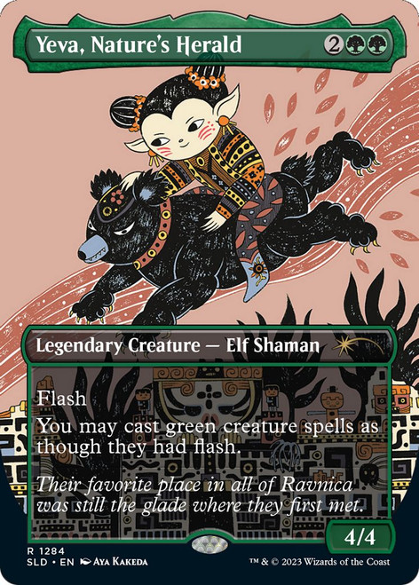 Yeva, Nature's Herald (Foil) (Secret Lair - Nature is Adorable)