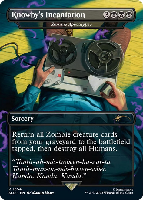 Zombie Apocalypse [Knowby's Incantation] (Foil) (Secret Lair - Evil Dead)