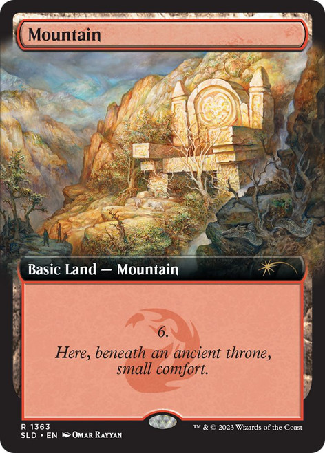 Mountain (Foil) (#1363) (Foil) (Secret Lair - The Mountain Goats)
