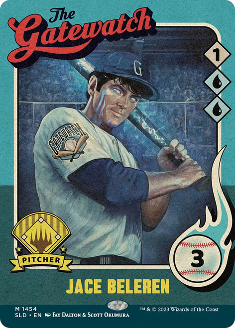Jace Beleren (Foil) (Secret Lair - Magic: the Baseballing)