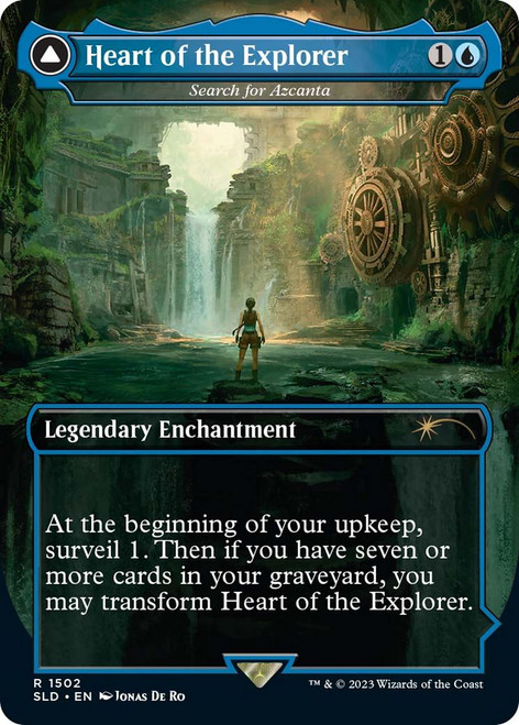 Search for Azcanta [Heart of the Explorer] (Foil) (Secret Lair - Tomb Raider)