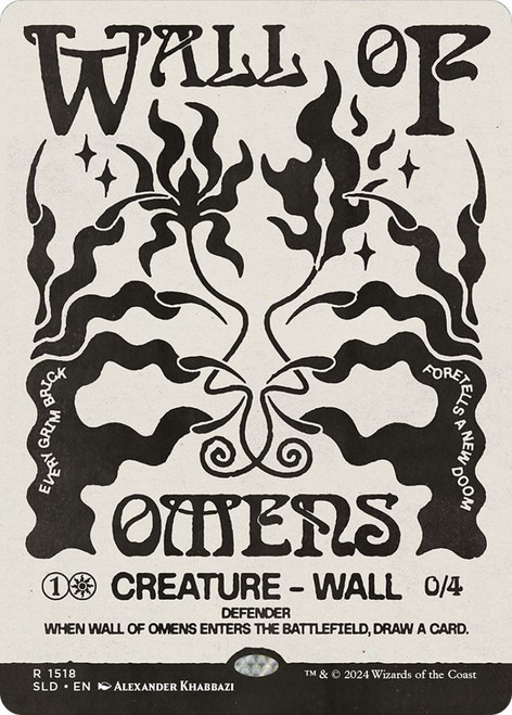 Wall of Omens (Foil) (Secret Lair - Deceptive Divination)