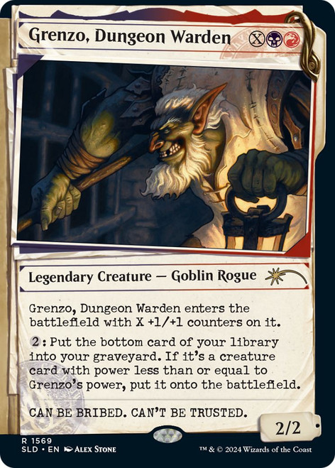 Grenzo, Dungeon Warden (Foil) (Secret Lair - Murders at Karlov Manor)