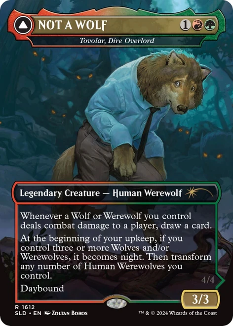 Tovolar, Dire Overlord [NOT A WOLF] (Foil) (Secret Lair - Featuring: Not a Wolf)
