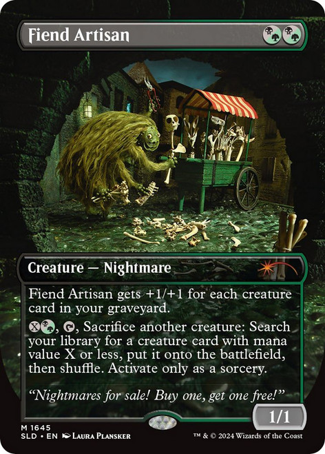 Fiend Artisan (Foil) (Secret Lair - Diabolical Dioramas)