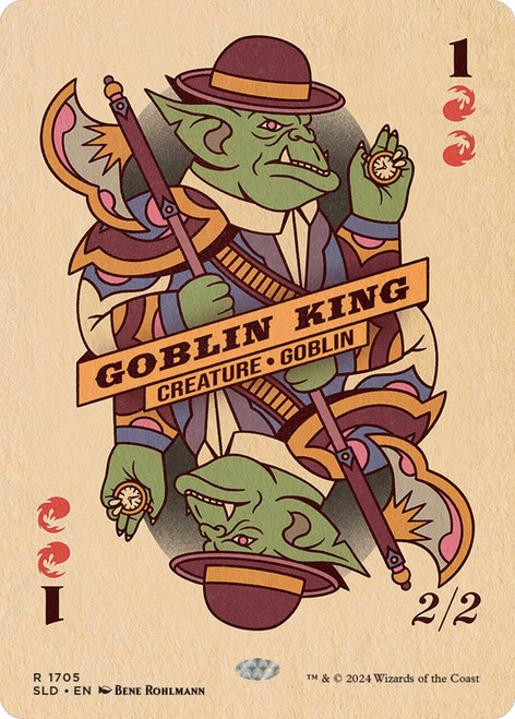 Goblin King (Foil) (Secret Lair - Poker Faces)
