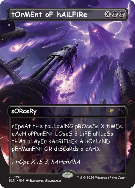 Torment of Hailfire (Foil) (Secret Lair - Sans Mercy)