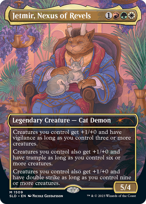 Jetmir, Nexus of Revels (Borderless Art) (Raining Cats and Dogs)