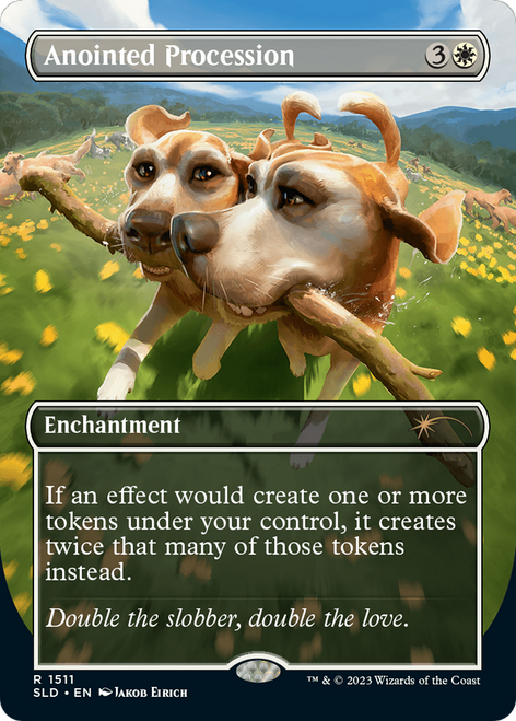 Anointed Procession (Borderless Foil) (Raining Cats and Dogs)