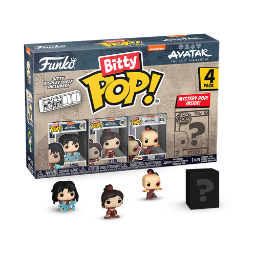 Bitty POP! Avatar: the Last Airbender: Azula, Ty Lee, Zuko 4-Pack
