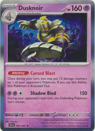 SV Shrouded Fable 020/064 Dusknoir (Holo)