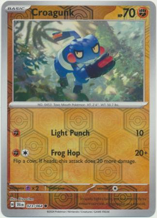 SV Shrouded Fable 023/064 Croagunk (Reverse Holo)