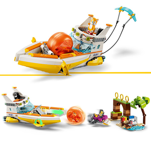 Sonic the Hedgehog Tails' Adventure Boat Toy Set 76997