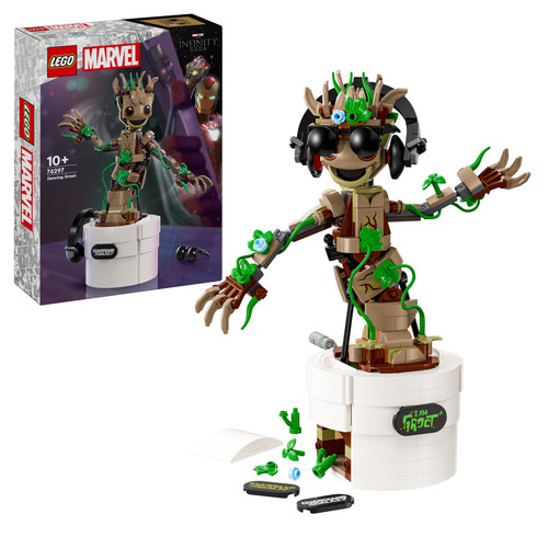 Marvel Dancing Groot Guardians of the Galaxy Set 76297