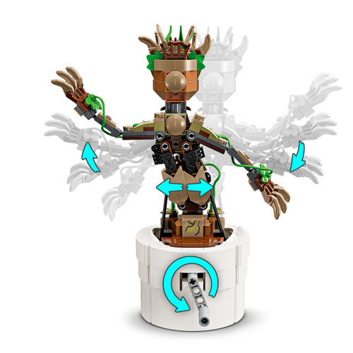 Marvel Dancing Groot Guardians of the Galaxy Set 76297