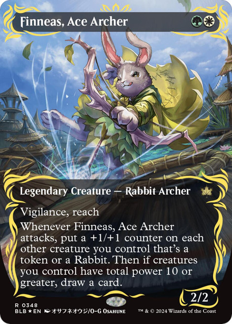 Finneas, Ace Archer (Borderless Raised Foil)