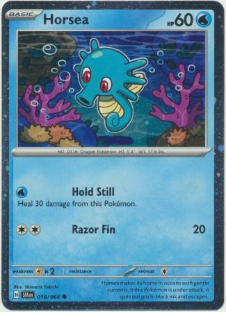 SV Shrouded Fable 010/064 Horsea (Cosmo Holo)