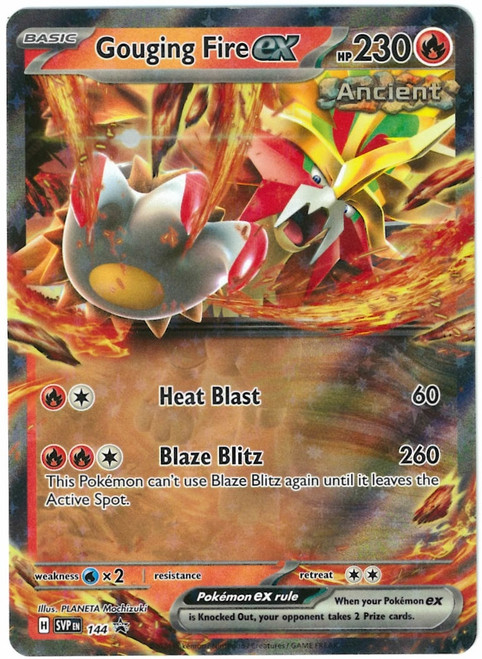 Scarlet & Violet Promo SVP144 Gouging Fire ex