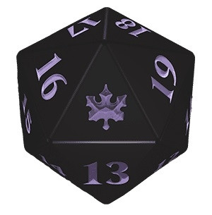 Magic Bloomburrow Spindown Dice - Purple