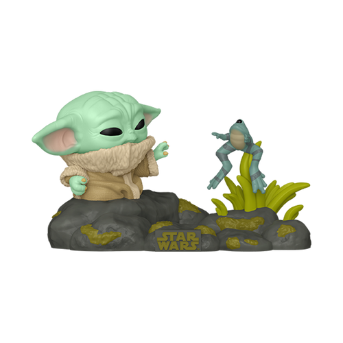 POP! Star Wars: The Mandalorian #721 Grogu with Frog Deluxe
