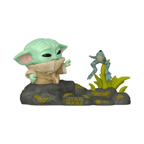 POP! Star Wars: The Mandalorian #721 Grogu with Frog Deluxe