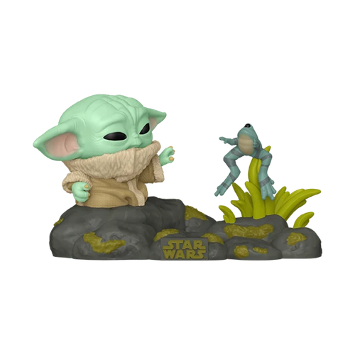 POP! Star Wars: The Mandalorian #721 Grogu with Frog Deluxe