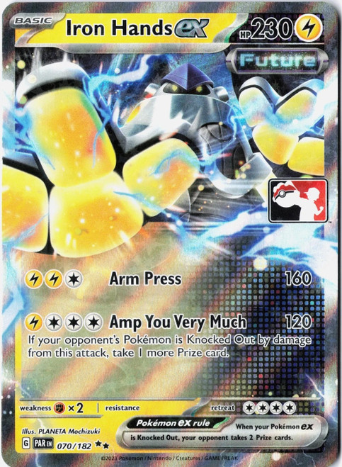 SV Paradox Rift 070/182 Iron Hands ex (Prize Pack League Promo)