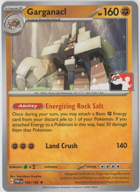SV Paradox Rift 104/182 Garganacl (Prize Pack League Promo Non-Holo)