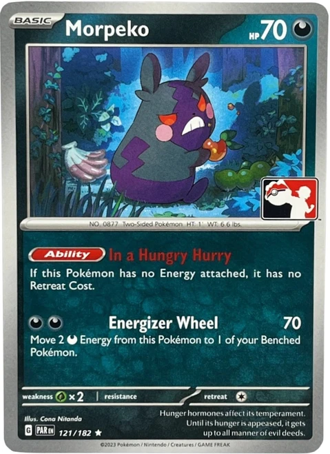 SV Paradox Rift 121/182 Morpeko (Prize Pack League Promo Non-Holo)