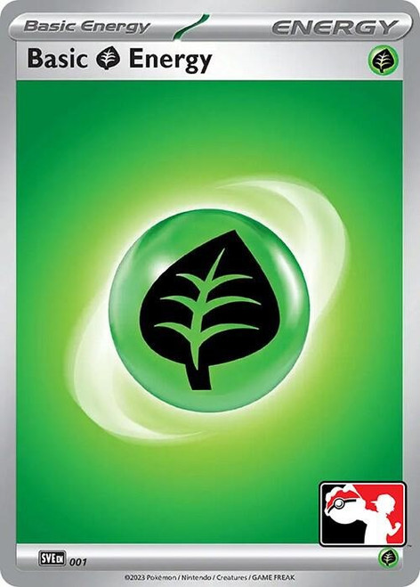 Scarlet & Violet SVE EN01 Basic Grass Energy (Prize Pack League Promo Non-Holo)