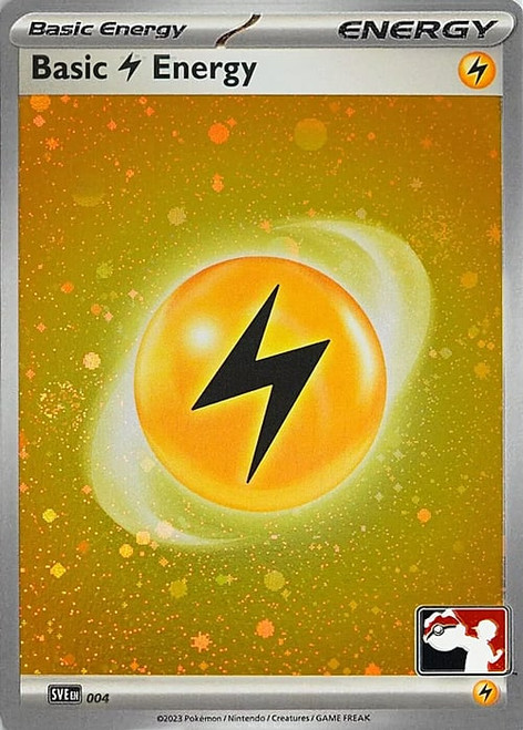 Scarlet & Violet SVE EN04 Basic Lightning Energy (Prize Pack League Promo Cosmo Holo)