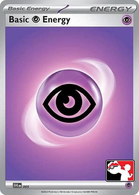 Scarlet & Violet SVE EN05 Basic Psychic Energy (Prize Pack League Promo Non-Holo)