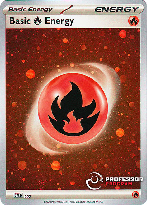 Scarlet & Violet SVE EN02 Basic Fire Energy (Professor Program League Promo)