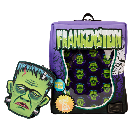 Universal Monsters: Frankenstein Neon Mask Mini Backpack