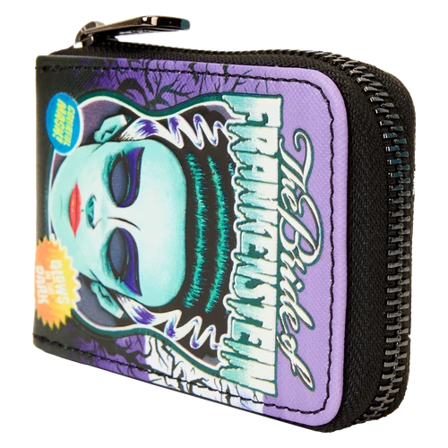 Universal Monsters: Bride of Frankenstein Neon Mask Zip Around Wallet