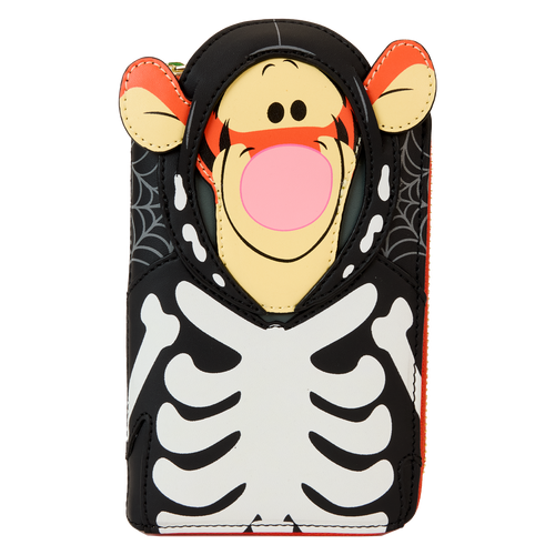 Disney: Winnie the Pooh Skeleton Tigger Zip Around Wallet
