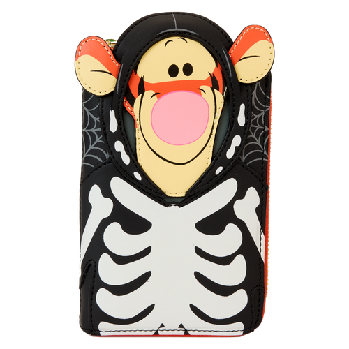Disney: Winnie the Pooh Skeleton Tigger Zip Around Wallet