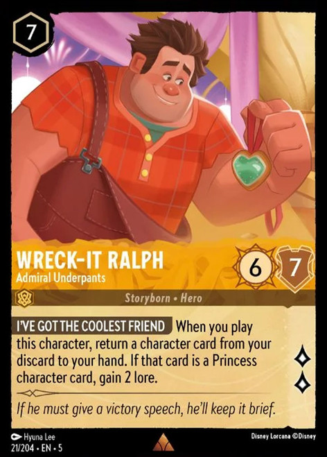 Wreck-It Ralph - Admiral Underpants (Foil)