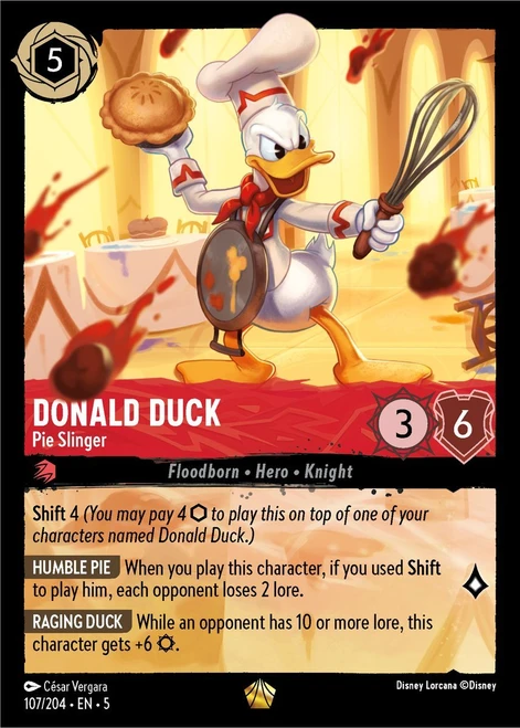 Donald Duck - Pie Slinger (Foil)