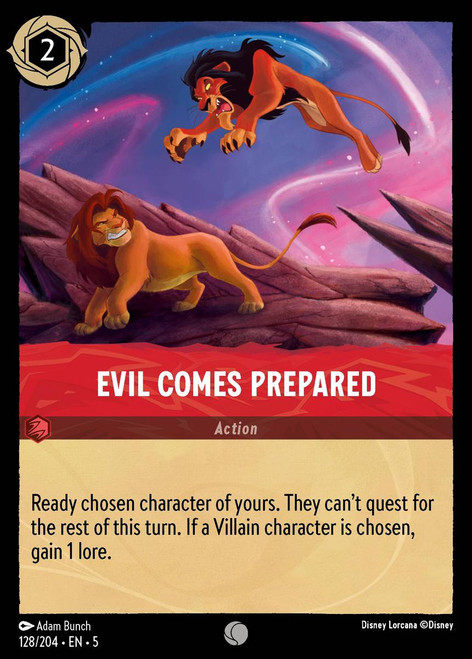 Evil Comes Prepared (Foil)