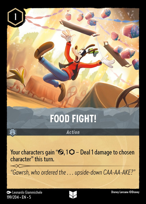 Food Fight! (Foil)