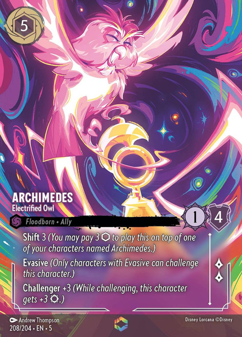 Archimedes - Electrified Owl (Enchanted Rare)