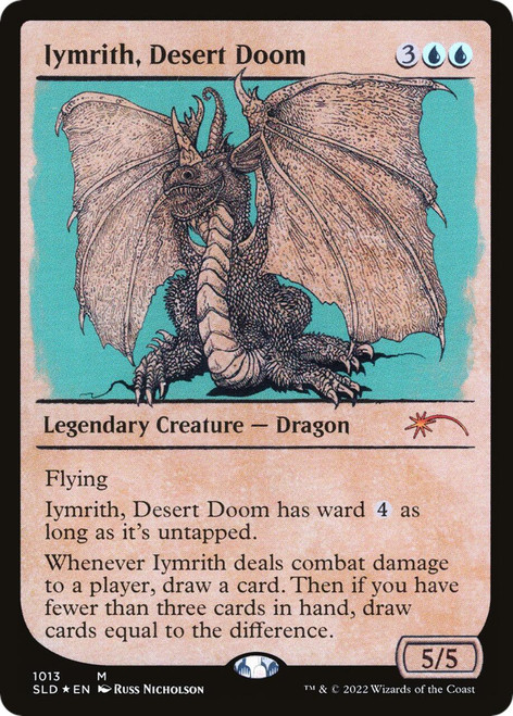 Iymrith, Desert Doom (Foil) (Secret Lair - Here Be Dragons)